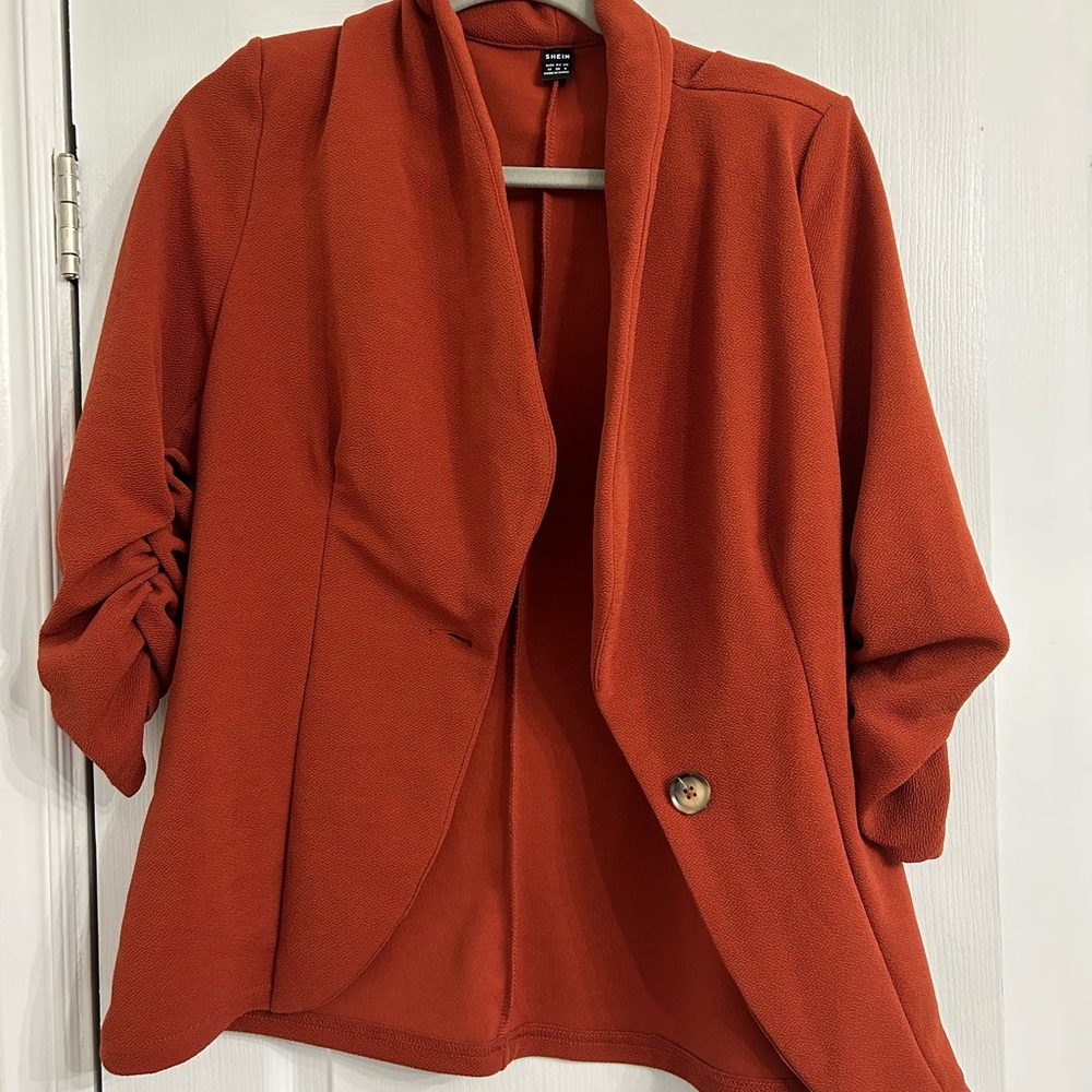 SHEIN Terracotta Blazer